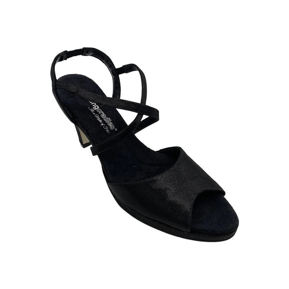 Walking Cradles Women's Porsha Heeled Sandals Black - Medium